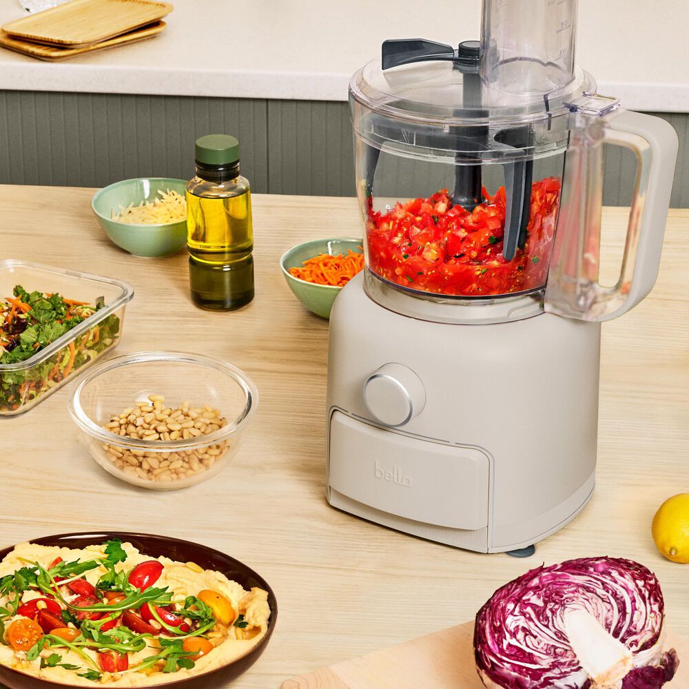 Bella Prep and Store 10-Cup Food Processor in Oatmilk, , large