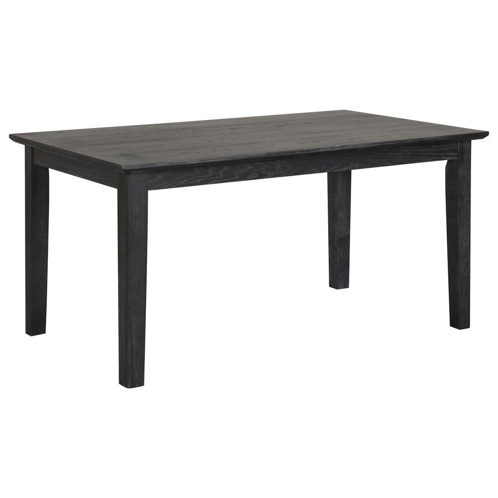 New Heritage Design Sable Crest 5-Piece Rectangular Dining Set in Sable Black, , large