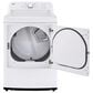 LG 4.1 Cu. Ft. Top Load Washer and 7.3 Cu. Ft. Gas Dryer Laundry Pair in White, , large