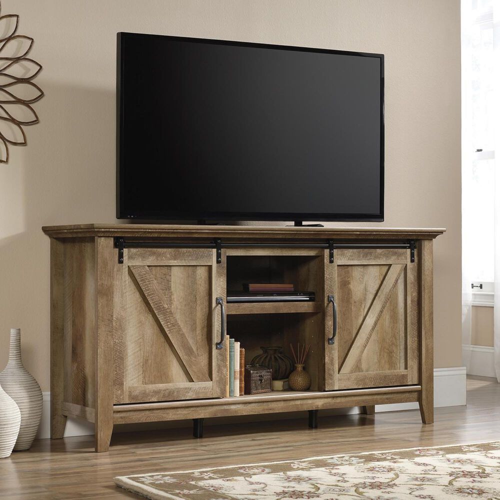 Sauder Dakota Pass 66&quot; Credenza in Craftsman Oak, , large