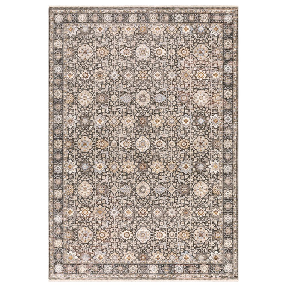 Oriental Weavers Maharaja Qatar 71N 2" x 3" Grey and Ivory Scatter Rug, , large
