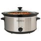 West Bend 6 Qt. Oval Slow Cooker in Silver, , large