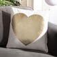 Safavieh Heart of Gold 16" Pillow in Gold and Beige, , large