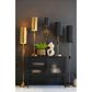 Kalalou Table Lamp with Metal Barrel Shade in Antique Gold, , large