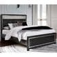 Ashley Kaydell Queen Uph Panel Bed in Dark Gray and Black, , large