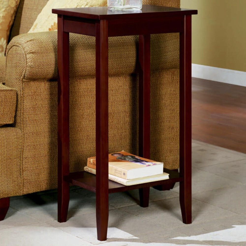 DHP DHP Rosewood Tall End Table in Coffee, , large