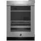 JennAir RISE 24" Built-In Undercounter Beverage Center Left Swing Stainless Steel, , large