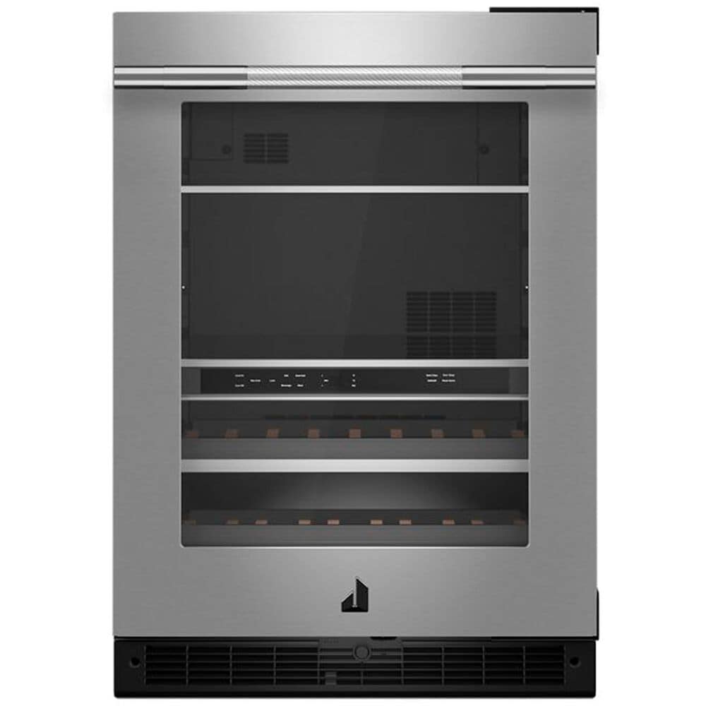 JennAir RISE 24" Built-In Undercounter Beverage Center Left Swing Stainless Steel, , large