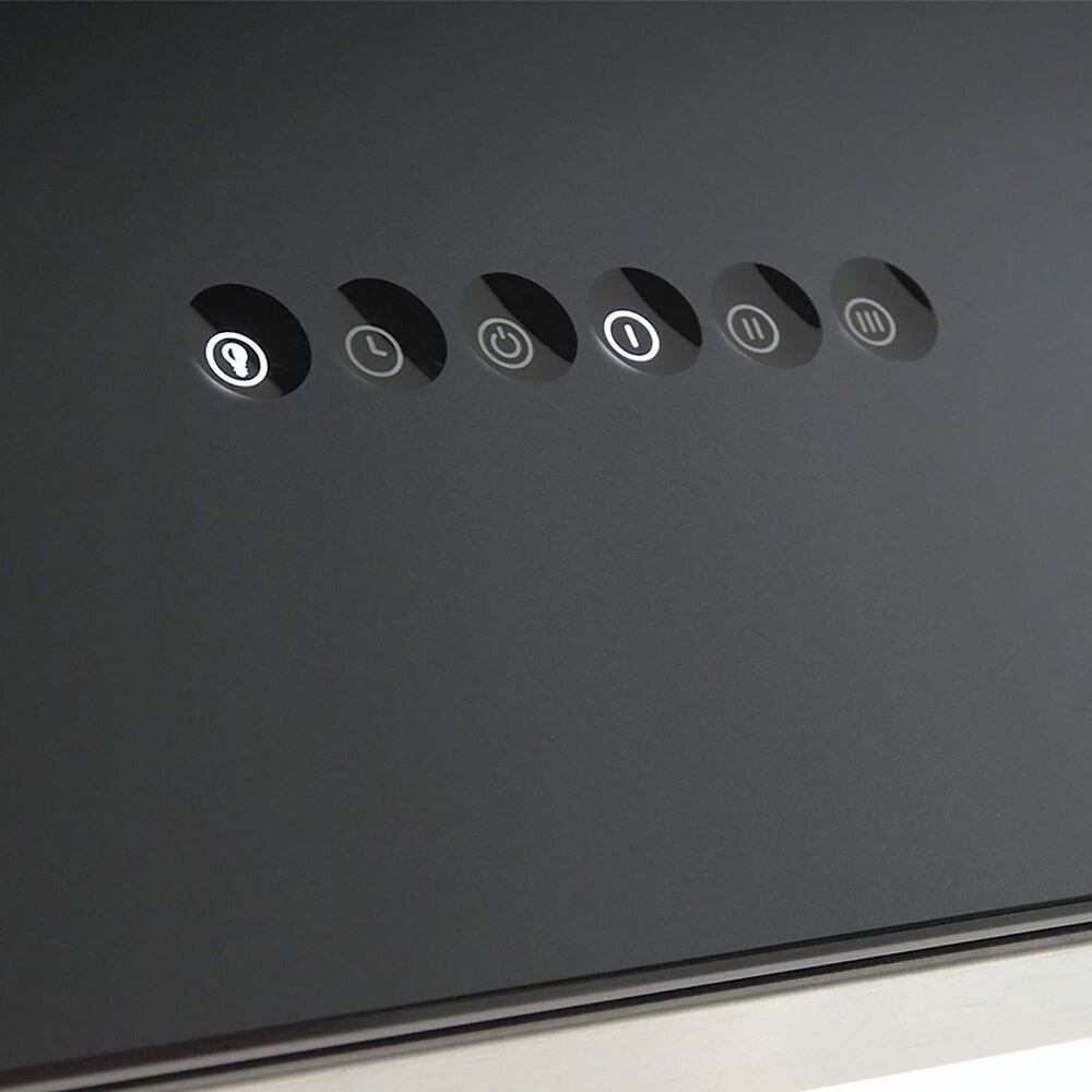 Zephyr Horizon 36&quot; Wall Mount Range Hood in Black, , large