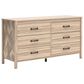 Ashley Battelle 6-Drawer Dresser in Tan, , large