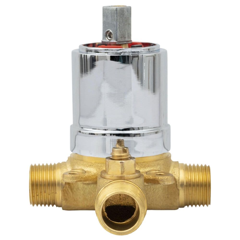 MS International 1-Handle 1-Spray Tub and Shower Faucet with Pressure Balance Valve in Matte Gold, , large