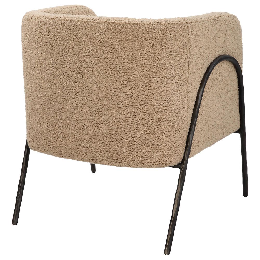 Uttermost Jacobsen Barrel Chair in Latte, , large