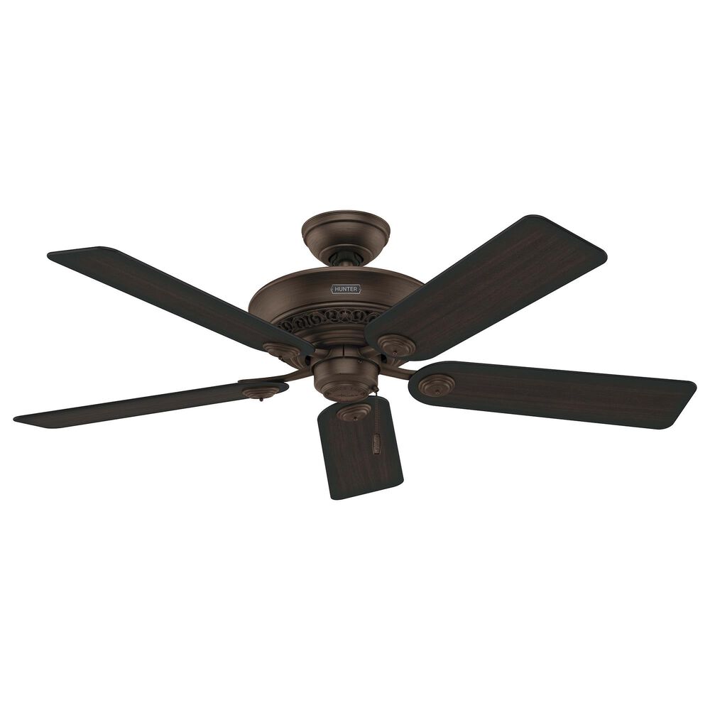 Hunter Italian Countryside 52&quot; Ceiling Fan with Lights in Cocoa, , large