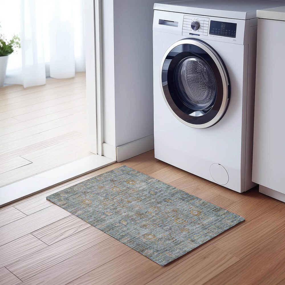 Dalyn Rug Company Solace SL9 2&#39;6&quot; x 3&#39;10&quot; Teal Area Rug, , large