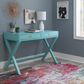 Linon Home Decor Peggy Writing Desk in Baby Blue, , large