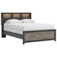Ashley Broachmyn Queen LED Bookcase Bed in Black and Gray, , large