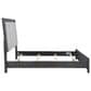 New Heritage Design Odessa Queen Upholstered Bed in Charcoal and Silver, , large