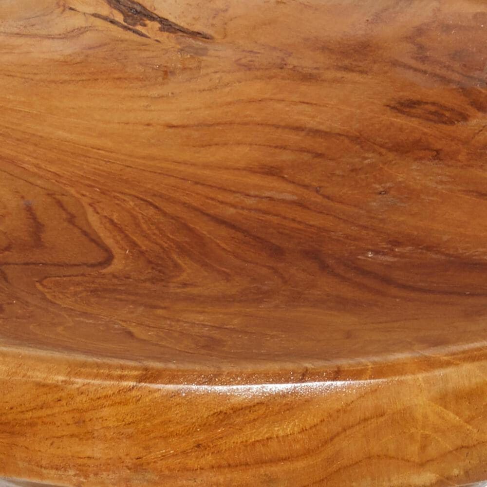 Maple and Jade Handmade Live Edge Accent End Table in Brown, , large