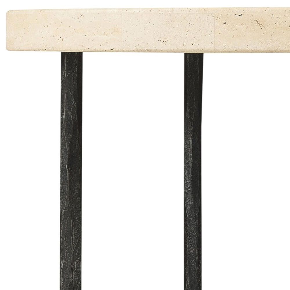 Hooker Furniture Driftwood Round Side Table in Bisque and Grey, , large