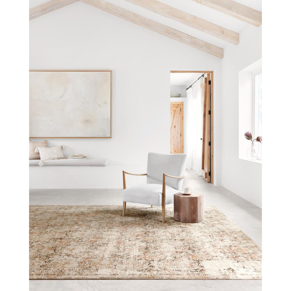 Loloi Theia THE-02 5&#39; x 8&#39; Taupe and Gold, , large