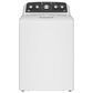 GE Appliances 4.5 Cu. Ft. Top Load Washer with Spanish Panel and 7.2 Cu. Ft. Gas Dryer Laundry Pair in White and Matte Black, , large
