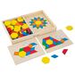 Melissa & Doug Pattern Blocks and Boards Classic Toy, , large