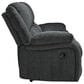 Ashley Draycoll Manual Reclining Sofa in Slate, , large