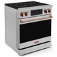 Thor Kitchen Gordon Ramsay 4.55 Cu. Ft. 30" Professional Electric Range with Rose Gold Handle Kit in Stainless Steel, , large