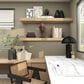Maple and Jade 10" 2-Piece Handmade Storage Decorative Box Set in Dark Brown, , large