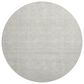 Dalyn Rug Company Soft Essentials Solid Ivory 8" Round Indoor/Outdoor Area Rug, , large