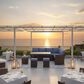 Hearth and Haven 7-Piece Outdoor Dining Set with Blue Cushion in Brown, , large