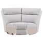 Ashley Social Pointe 6-Piece Power Reversible Reclining Sectional in Pearl and Ash, , large