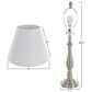 Timberlake 3-Piece Floor and Table Lamp Set in Brushed Steel, , large