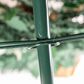 The Gerson Company 6" Pop-Up Decorated Pine Tree with 100 UL Warm White LED Lights in Green, Red and Gold, , large