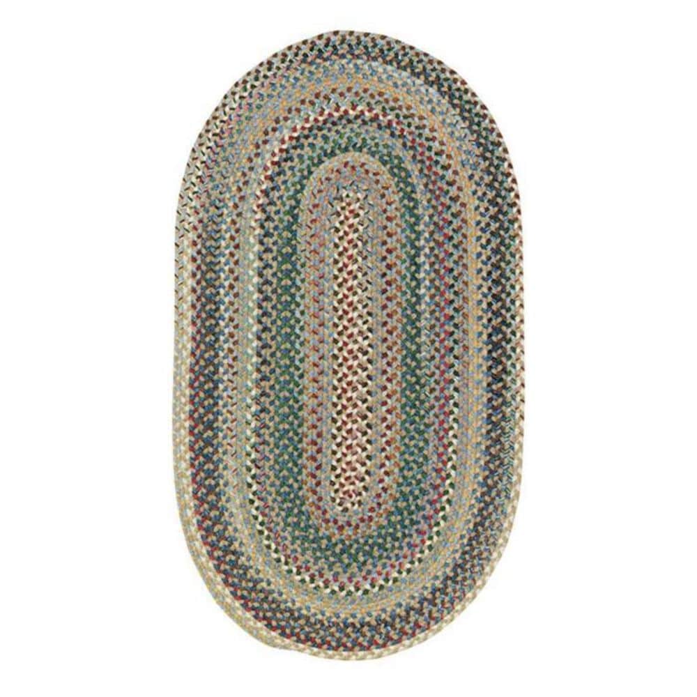 Capel Bear Creek 0980 2" x 8" Concentric Misty Blue Runner, , large