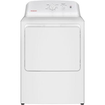 Hotpoint 6.2 Cu. Ft. Capacity Gas Dryer in White, , large