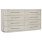 Hooker Furniture Modern Mood 8-Drawer Dresser in Diamond, , large
