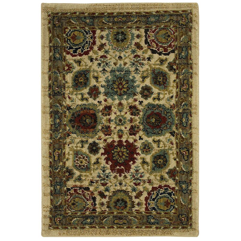 Karastan Spice Market 91197-70033 2" x 3" Musi Cream Area Rug, , large