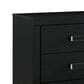 Ashley Maeling 4 Piece Queen Panel Bedroom Set in Matte Black, , large