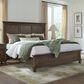 Riva Ridge Oxford California King Panel Bed in Cocoa with USB Ports, , large