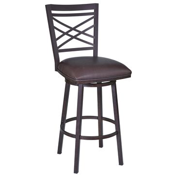 Blue River Fargo 30" Swivel Barstool in Brown, , large