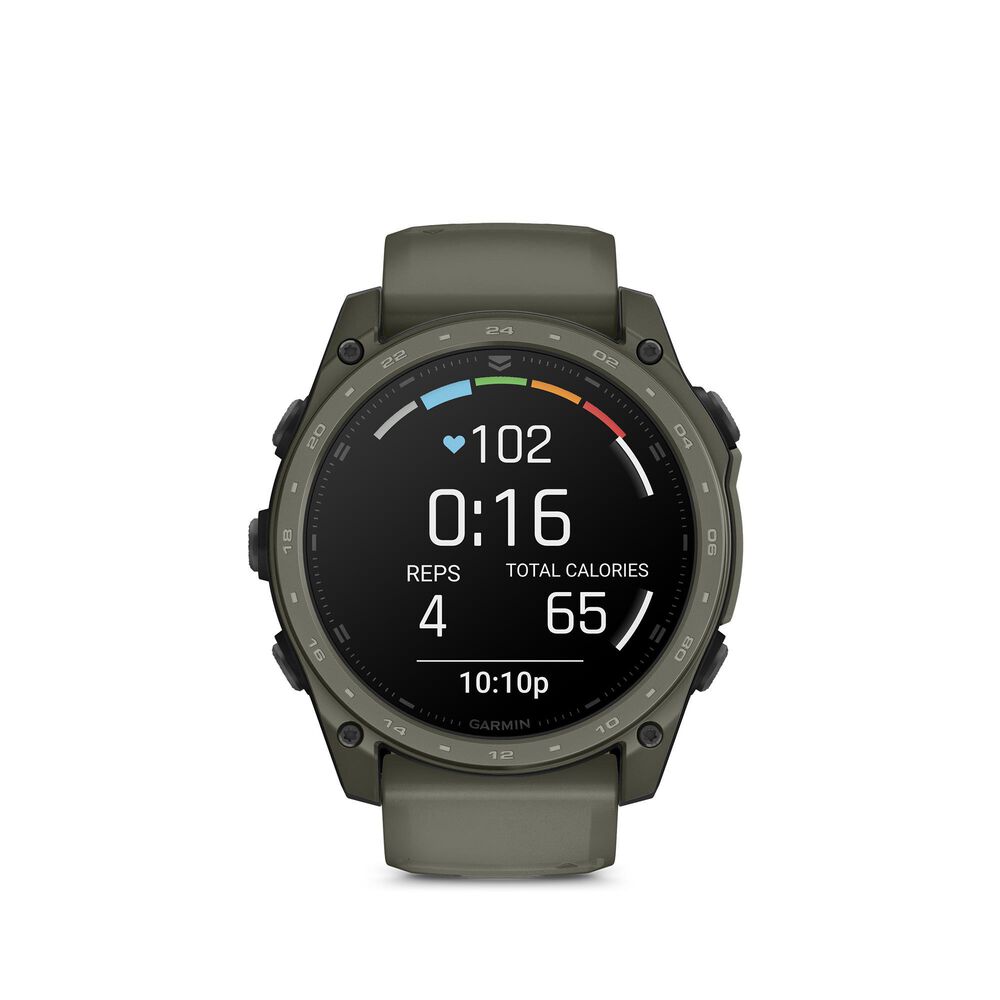 Garmin tactix 8 AMOLED Smartwatch 51 mm in Olive Drab Cerakote Coating, , large