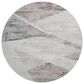 Dalyn Rug Company Neo NO11 8" Round Silver Area Rug, , large