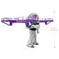 Pixar Flying RC Hi-Tech Edition Buzz Lightyear Action Figure, , large