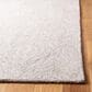 Safavieh Micro-Loop Geometric 4" x 6" Silver and Ivory Area Rug, , large