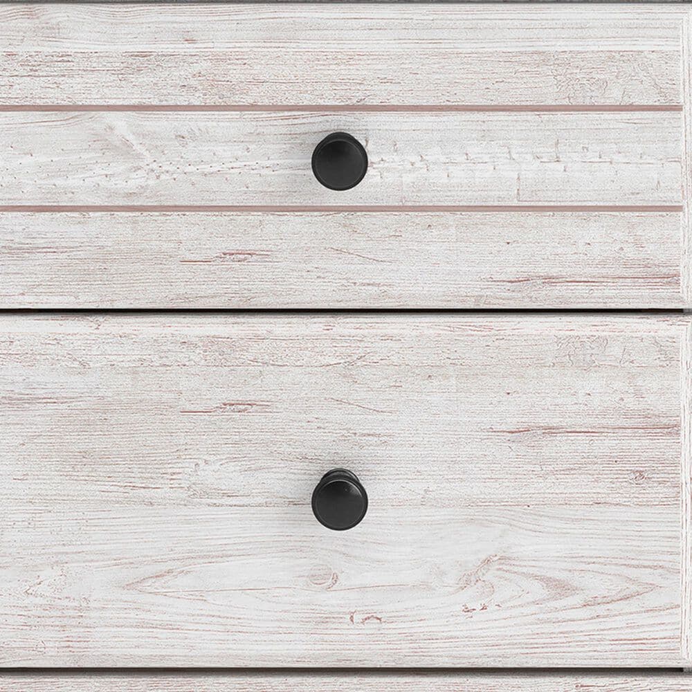Ashley Makidern 2 Piece Twin Storage Bedroom Set with Five Drawers in Whitewash, , large