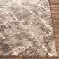 Surya Tuscany TUS-2300 White, Light Beige and Dark Brown 7"10" Square Area Rug, , large