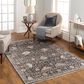 Surya Carlisle 7"10" x 10" Dark Brown, Ivory, Light Sage, Dusty Pink, Pale Blue and Olive Area Rug, , large