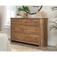 Sauder River Ranch 6-Drawer Dresser in Sindoori Mango, , large