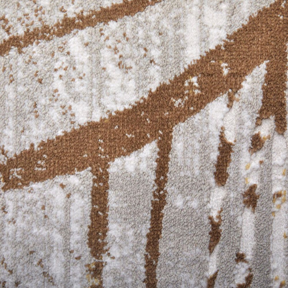 Feizy Waldor 5&#39; x 8&#39; Ivory and Beige Area Rug, , large